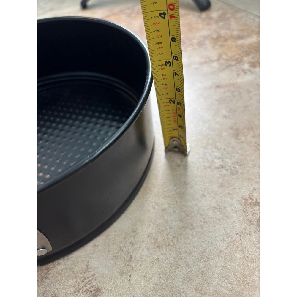 Farberware 9 Inch Nonstick Springform Pan Set Gray and Black Bakeware 2pc